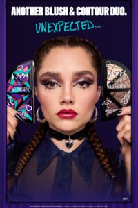marcas de maquillaje económicas en méxico - colección de nyx inspirada en Wednesday.